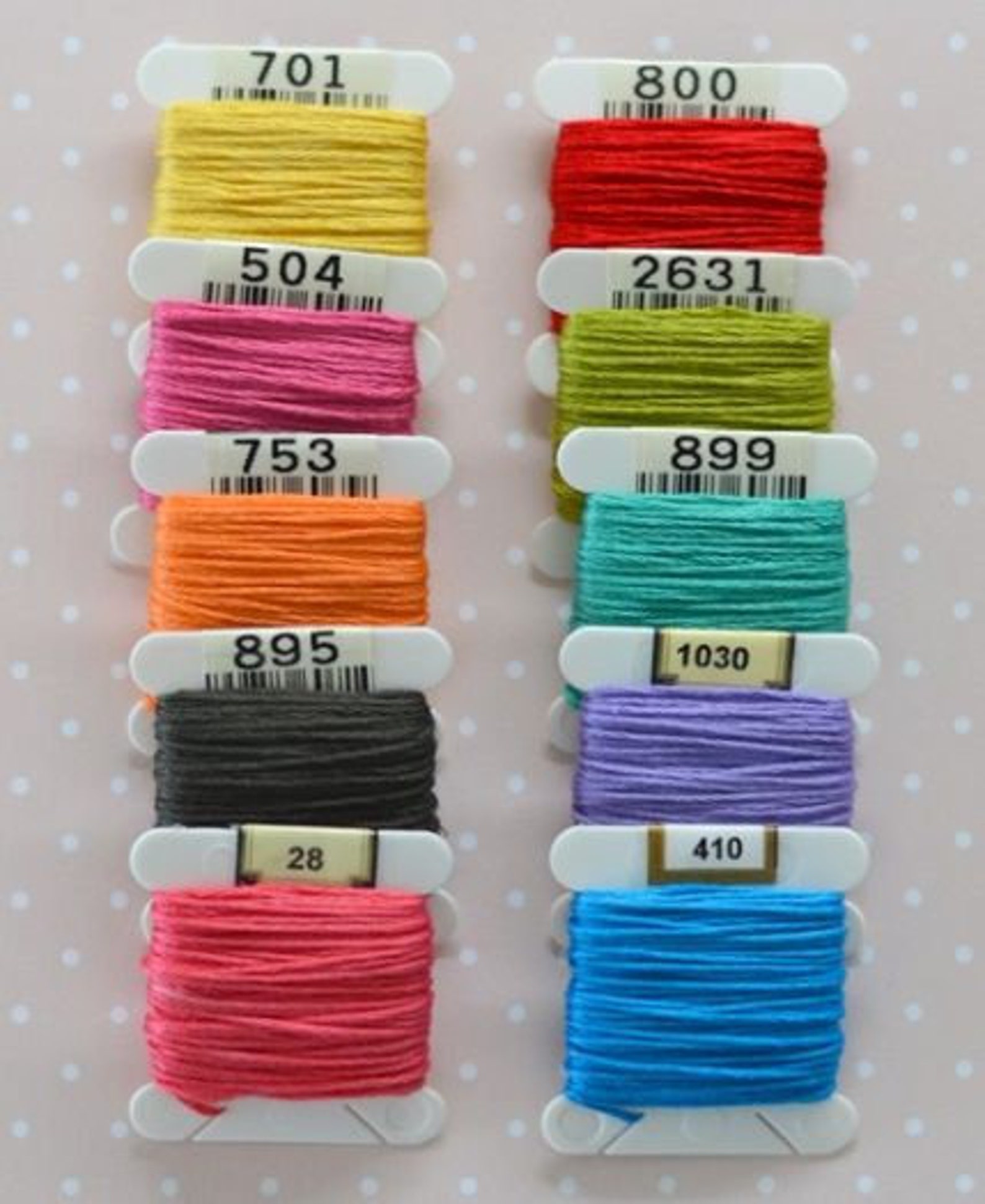 Plastic Floss Bobbins DMC 28 pieces Easywind for storing & Etsy
