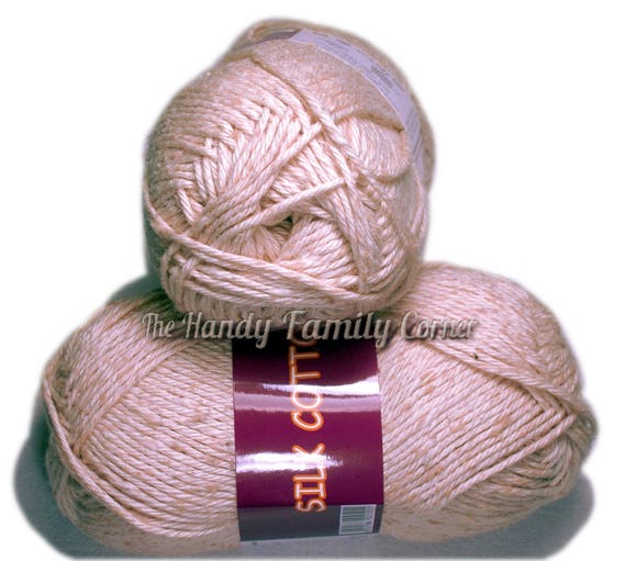Vita Cotton Silk Cotton Yarn. Color off white 4703. Natural | Etsy