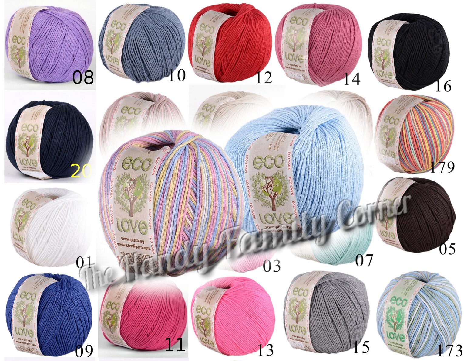 Regenerated cotton yarn. Eco love Eco friendly yarn Cotton Hypoallergenic baby friendly soft yarn Recycled cotton Wholesale DSH