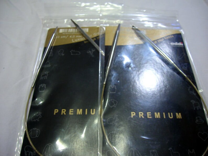 80cm 31.496 4mm US6 UK8 40 cm 15.748 inches Circular Cables 120 cm 47.24 150cm Turbo Addi Premium Knitting Needles 60cm 23.62