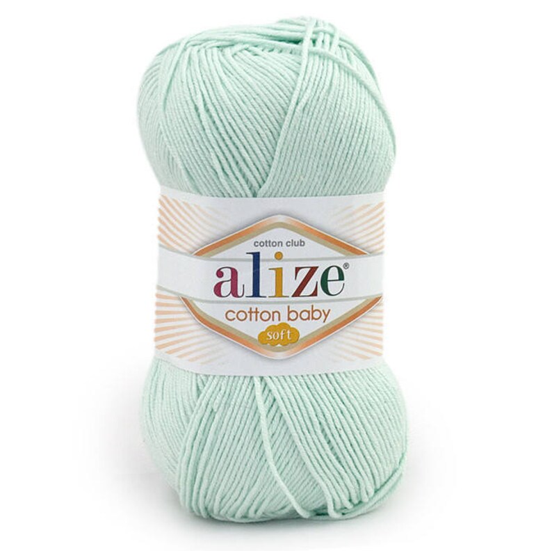 Alize COTTON BABY SOFT cotton baby yarn soft yarn Preemie Etsy