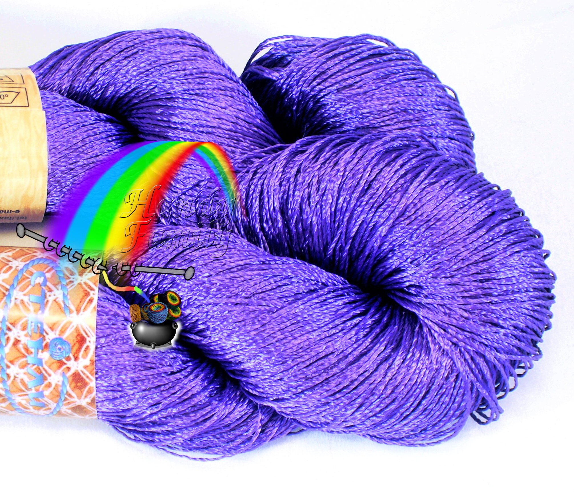 Viscose Silk Yarn color purple 480 yarn Ajur knitting and Etsy