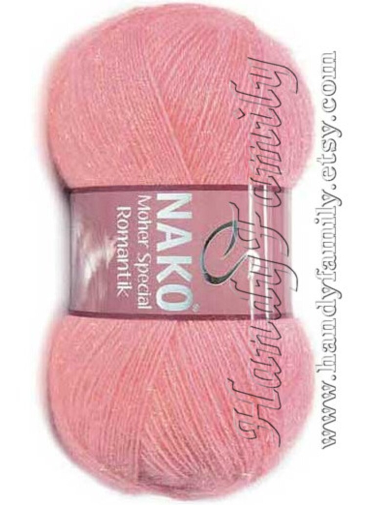 Nako Moher Special Romantik. Mohair Special Romantic Soft Lace | Etsy