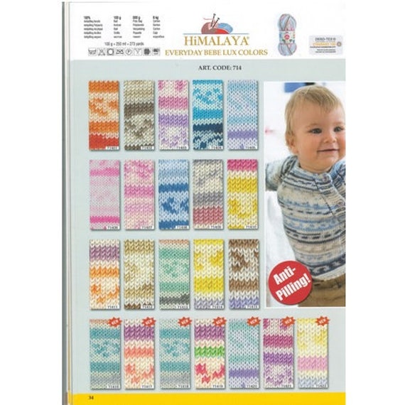 Himalaya Everyday Bebe Lux Colors Baby Yarn Anti Pilling Etsy Himalaya Everyday Bebe Lux Colors Baby Yarn Anti Pilling Etsy