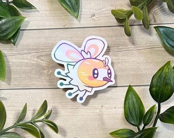 Holografische cutiefly-vinylsticker! Pokemon-sticker voor dagboekplanner of laptop
