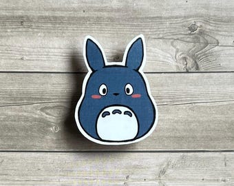Totoro Vinyl Sticker! Cute Ghibli Decal for Journal Planner or Laptop