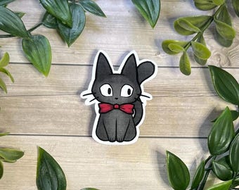 Jiji Vinyl Sticker, Kiki's Delivery Service Ghibli Decal