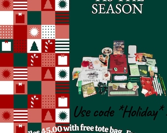 Deluxe Bookish Mystery Bundle Holiday Themed.