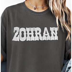 Zohran Zohran Mamdani New York City Text Shirt, Vote Zohran - Fortschrittliche Demokraten Zoohran für New York City