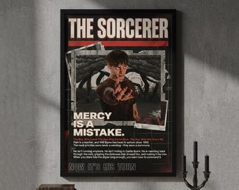 Stranger Things Dark Fantasy Poster – Will The Sorcerer, Famous TV-Show Wall Poster.