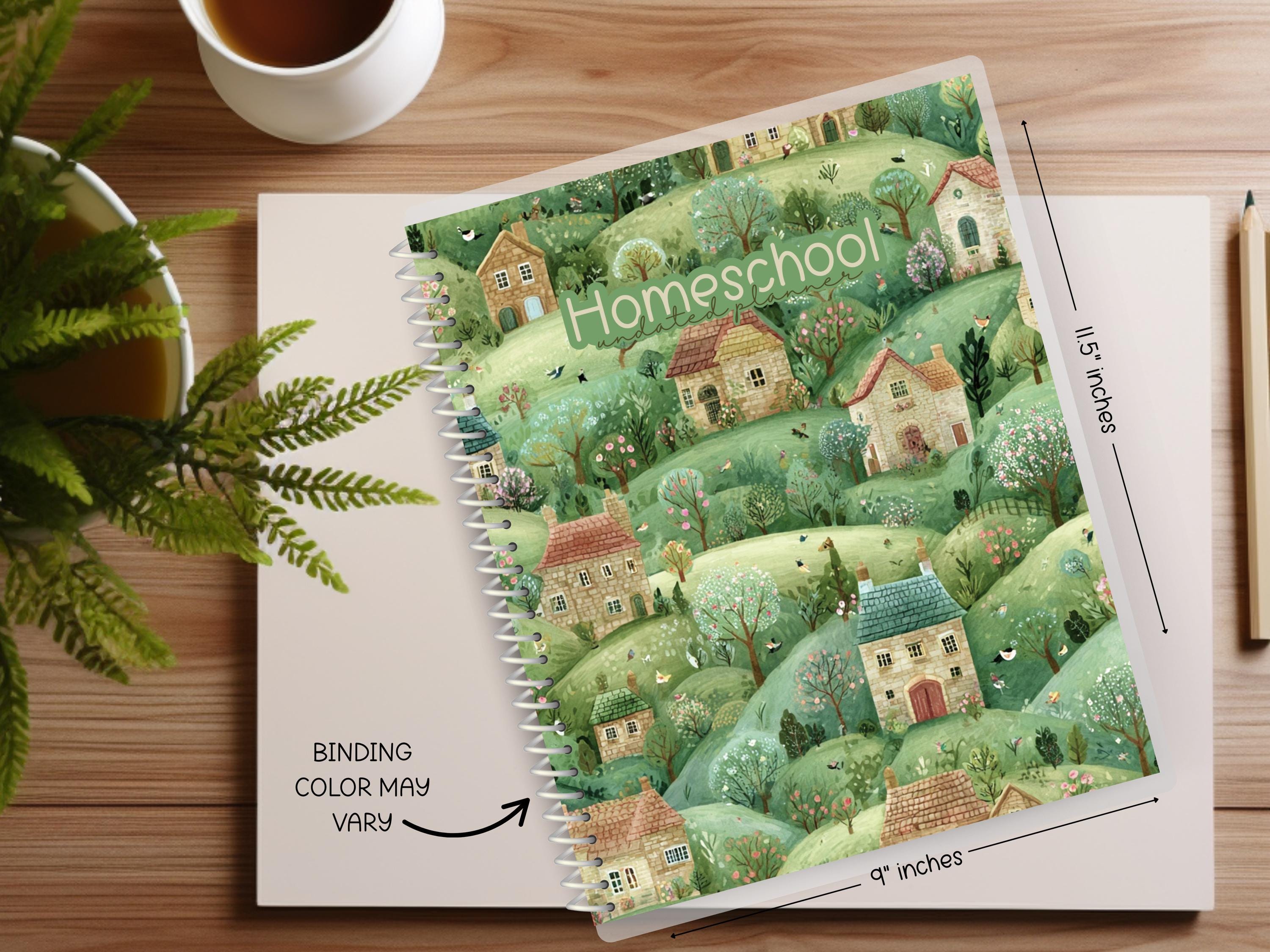 Physical Homeschool Planner | Undated Customizable for Multiple ...