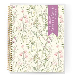 Physical Homeschool Planner | Custom Undated Full Size | Homeschooling Curriculum Lesson Notebook Planners For Multiple Children Kids