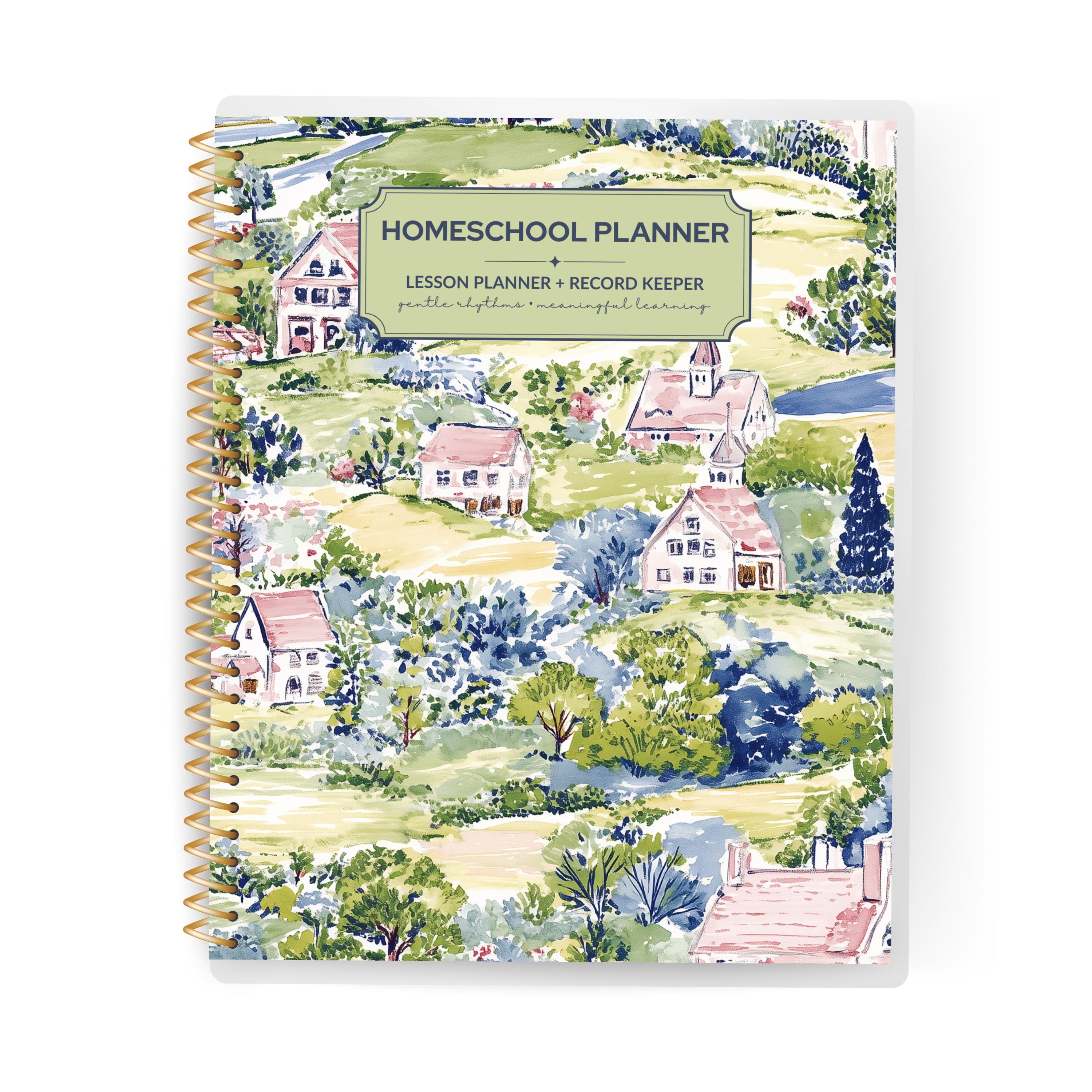 Customizable Homeschool Planner For Multiple Children Undated Homeschooling Lesson Notebook