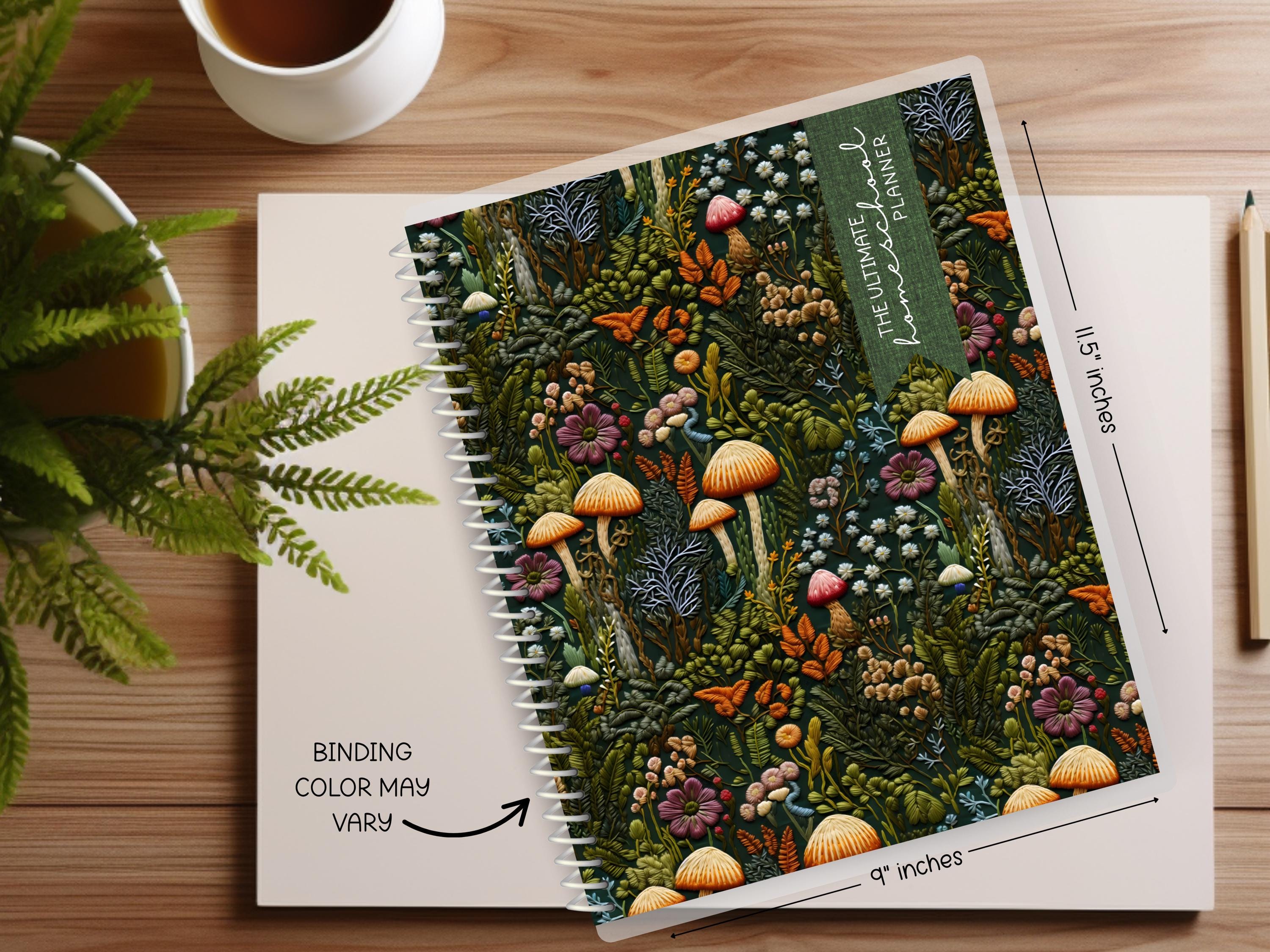 Undated Physical Homeschool Planner | Customizable for Multiple ...