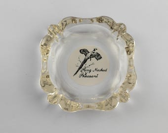 Vintage Federal Glass Sportsman's Series Pheasant Ashtray – 1960s
