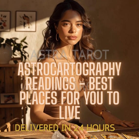 Astrocartography Reading: Best Countries for you to Live/Work/Love - Same Day Delivery