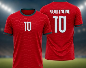 Custom Soccer Jersey, Personalized Portugal Style Football Shirt, USA World Cup Jersey,