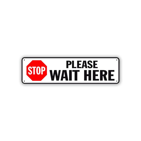 Wait In Line Sign Waiting Room Signs - Etsy