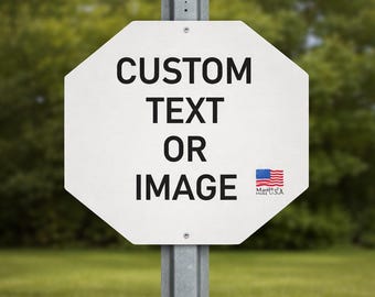 Customizable Aluminum Metal Sign 12x12: Personalized Text, Image, Logo