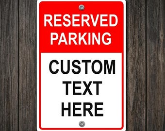 Reserved Parking For Bee Keeper Sign – Aluminum Metal Decor Plaque