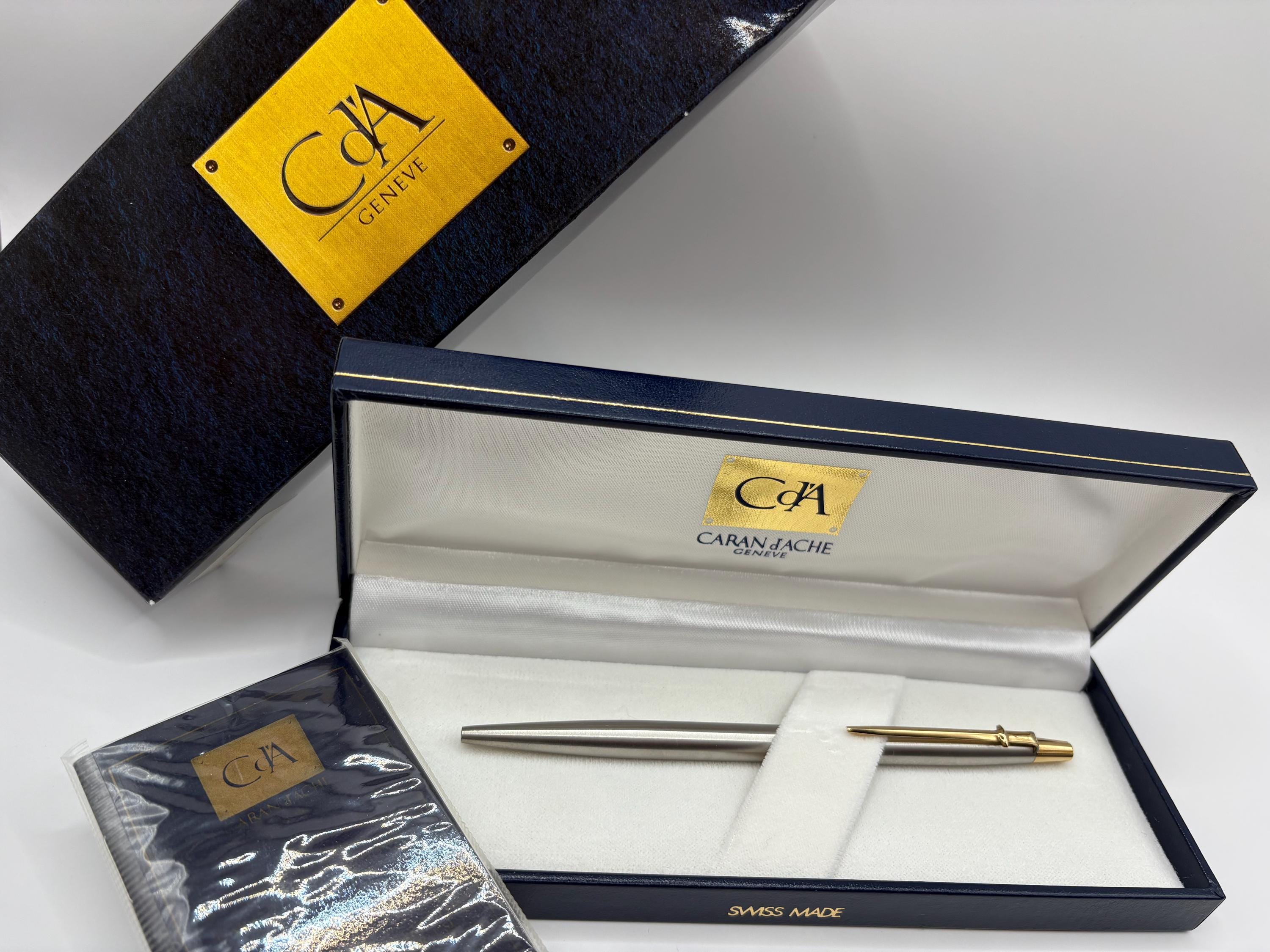 ヴィンテージ カランダッシュ ボールペン：スイス製 1990年代モデル