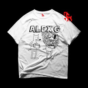 Alex G-T-shirt: T-shirt met indierockmuziek, uniseks katoen