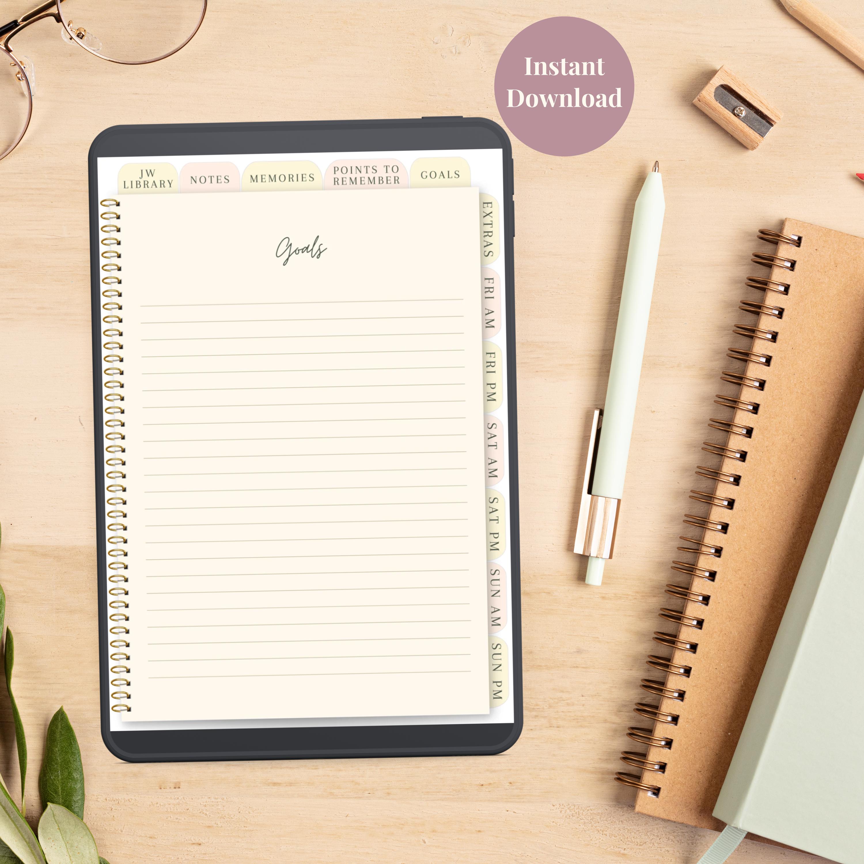 Digital Hyperlinked JW Convention Notebook 2026. 91-page Eternal ...