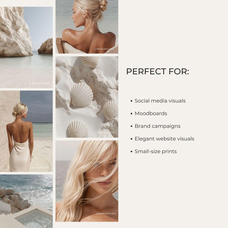 Coastal AI Stock Photos | Beach Summer Vibes Images (Digital Download) image 4