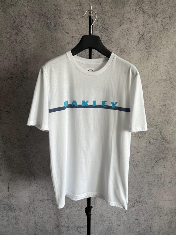 Oakley Y2K Print T-shirt Mens Size S White - Etsy