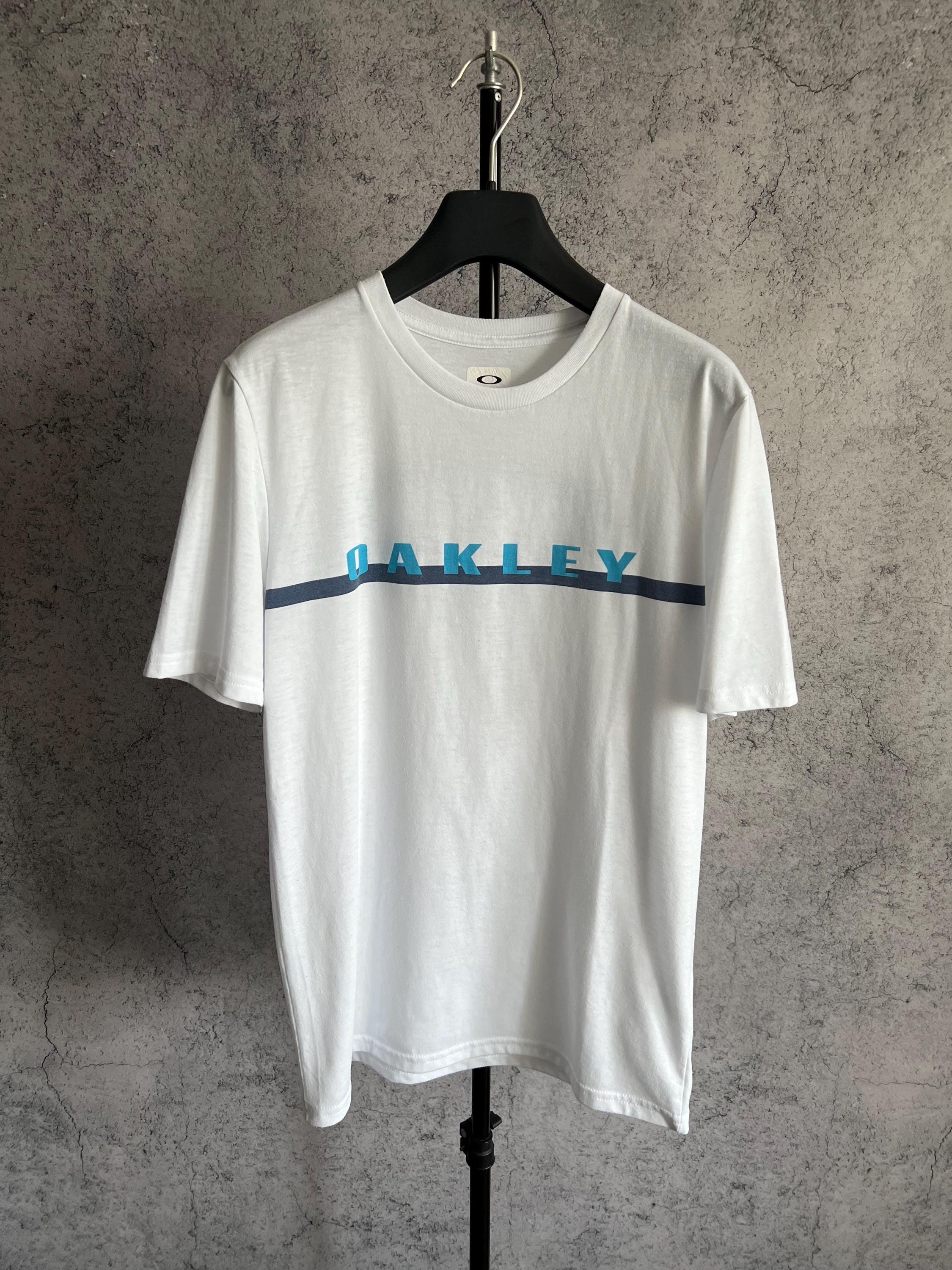 Oakley Y2K Print T-shirt Mens Size S White - Etsy
