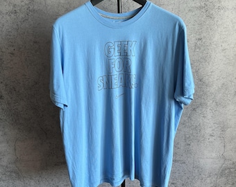 Camiseta Nike vintage XXL, camiseta azul Geek For Sneaks