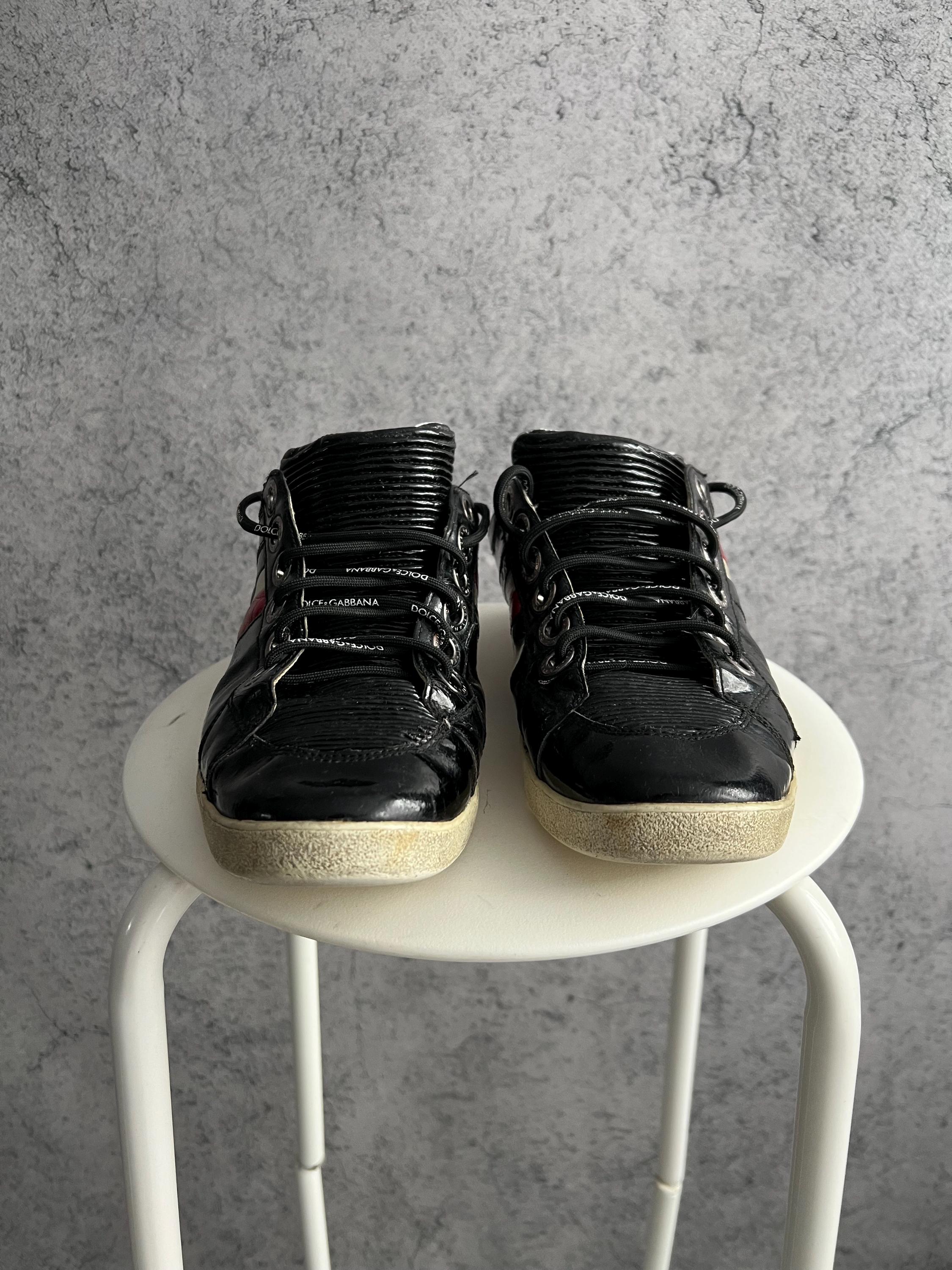 Chaussures Homme Dolce & Gabbana En Velours Noir - Pointure UK 6 (environ 39 FR) - Occasion
