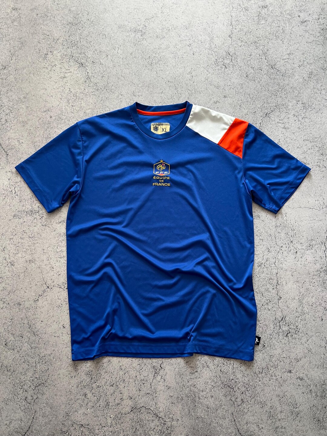  France F.F.F. サッカーユニフォーム Mサイズ FFF Equipe De France Soccer Jersey Blue Mens Size XL Football T