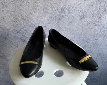 Vintage 1990s RALPH LAUREN Brown Reptile Leather Loafers  display picture 2