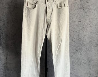 Armani Jeans Linen Blend Vintage Pants Men's 38 - Etsy