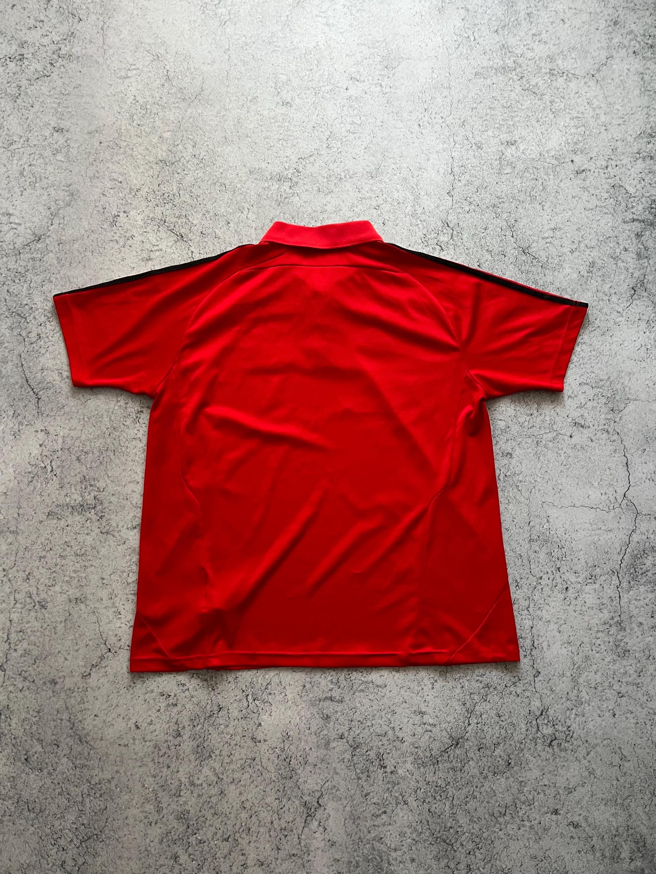 Adidas Liverpool 2010 Soccer Jersey Mens Football Polo Shirt Red