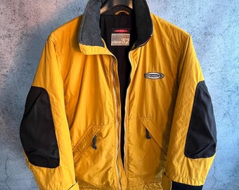 Giacca vintage O'Neill in nylon con cerniera, stile Y2K anni 2000