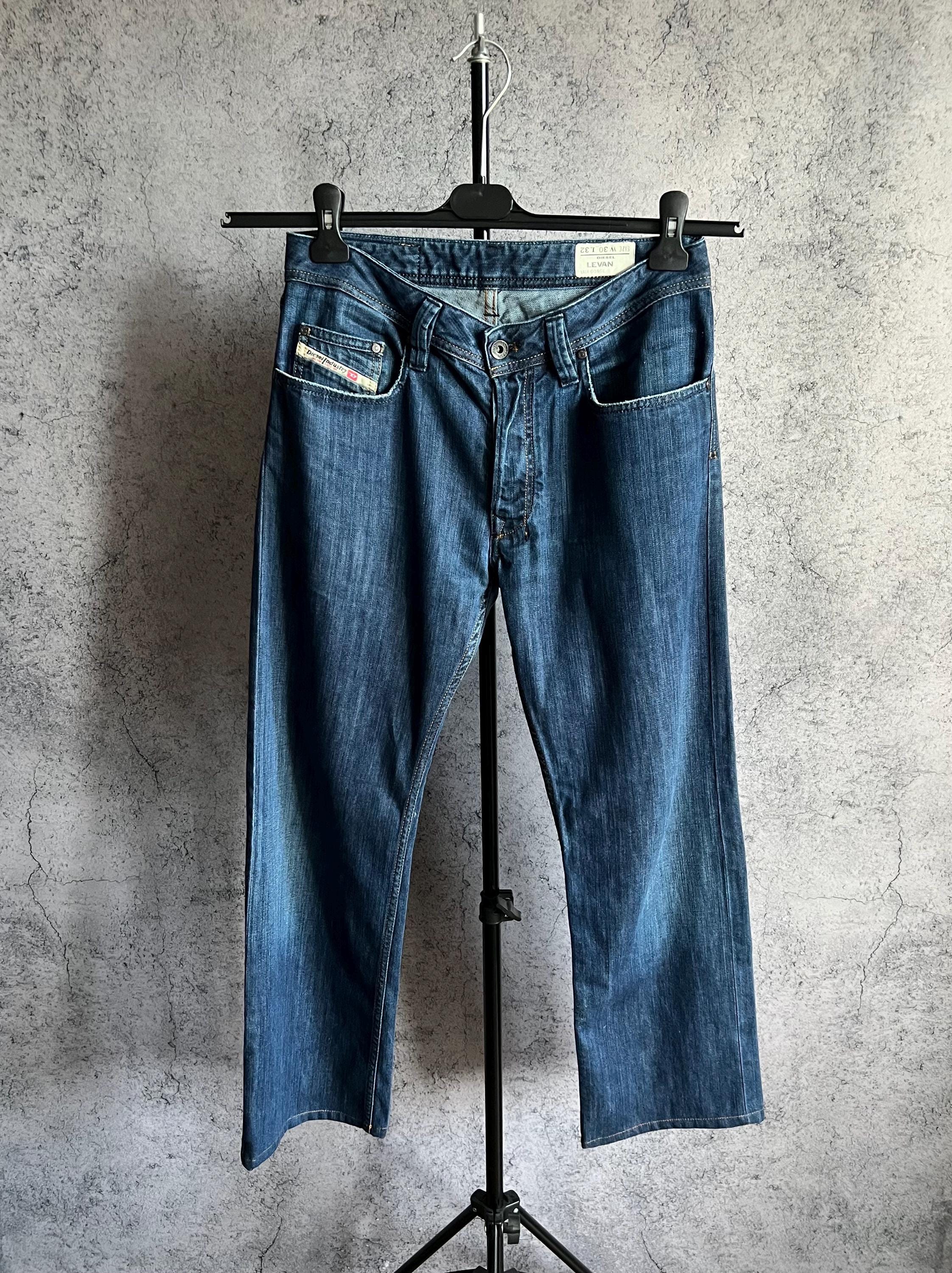 Vintage Diesel Levan Jeans Y2K 2000s Men's Denim Pants Blue Size