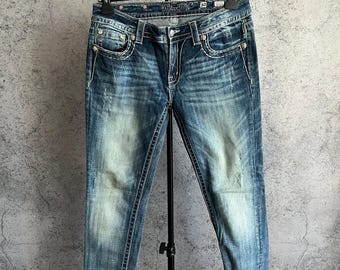 Miss Me デニムショートパンツ 29 y2k Vintage Y2K Miss Me Denim Jean Shorts Size 28 X 1 / 90s Shorts