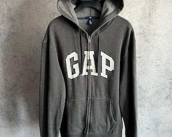 Vintage Gap Full Zip Y2K Hoodie Mens size M
