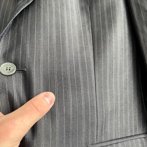 Versace Collection Striped Suit Classic Formal Suit Luxury size 50R image 19