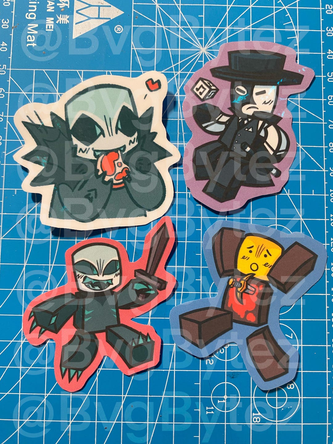 Roblox 2 Inch Die of Death Stickers - Etsy