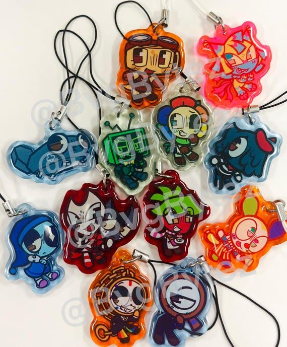 Low Stock!! Roblox Dandy’s World Acrylic Phone Charms