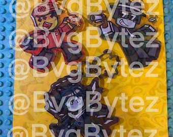 Charms acrílicos de 2,5 pulgadas de Roblox Forsaken