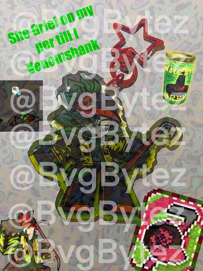 Roblox Griefer Blocktales 2.5 inch Acrylic Charm image 1