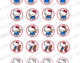 thumbnail image 2 of 20 Hello Kitty Personalized Water Bottle Labels – Birthday Party Favors For Kids 2 of 4
