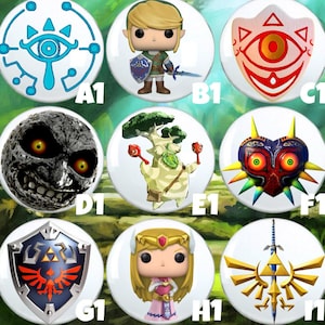 Zelda Shoe Charm, Pin, or Keyring