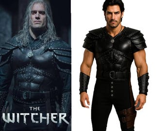 The Witcher Costume, Geralt of Rivia Cosplay Costume Amor Vest
