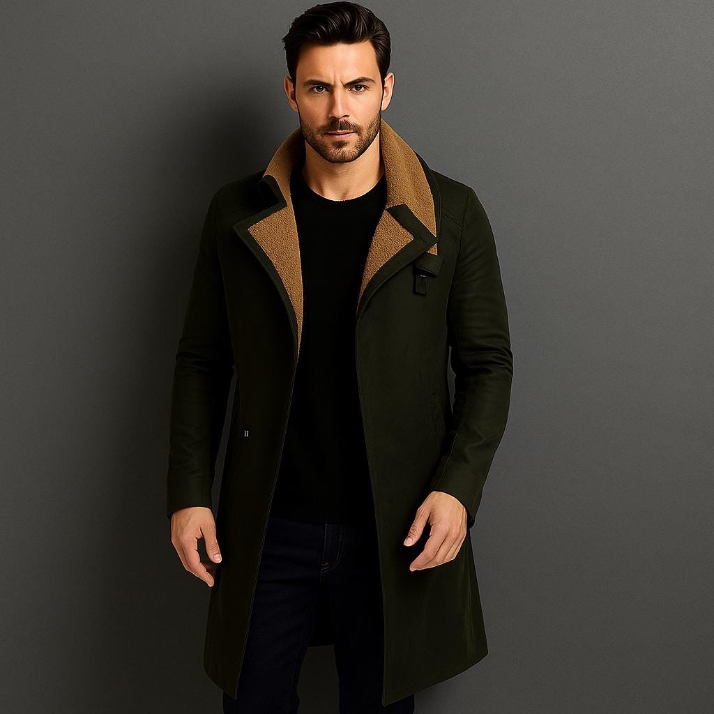 ブレードランナー2049アメリカンミッドレングスラムウールトレンチ