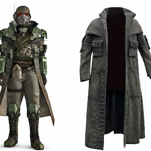 Elite Riot Gear Jacket NCR Ranger Duster Fallout: New Vegas Costume Canvas Coat - Screen Authentic Costume
